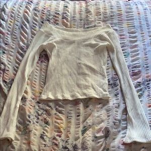 Off the shoulder shirt